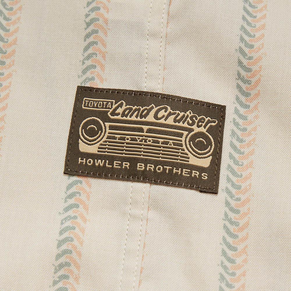 Howler Brothers x Land Cruiser H Bar B Snapshirt Men's in Off White